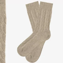 Chaussettes Motif Torsade
