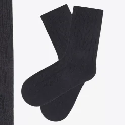 Chaussettes Motif Torsade