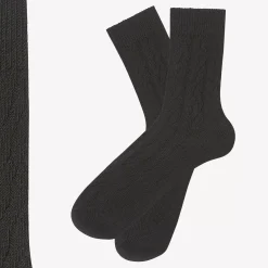 Chaussettes Motif Torsade