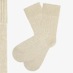 Chaussettes Torsadée Avec Revers
