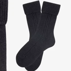 Chaussettes Torsadée Avec Revers