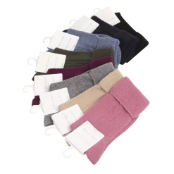 Chaussettes Torsadée Avec Revers