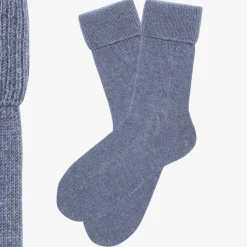 Chaussettes Torsadée Avec Revers