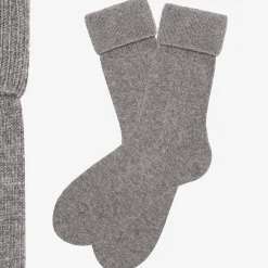 Chaussettes Torsadée Avec Revers